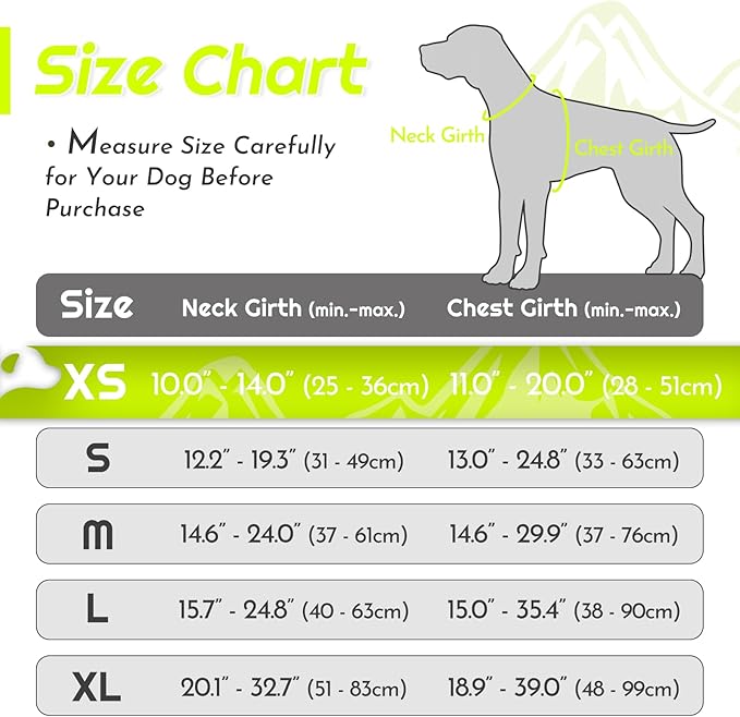 Eagloo Small Dog Harness No Pull, Service Vest with Reflective Strips and Control Handle, Adjustable and Comfortable for Walking, No Choke Pet Harness with 2 Metal Rings, Green, XS-PawvioPets