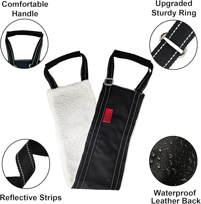 Dog Lift Harness - Adjustable Sling for Rear Legs with Soft Support for Senior, Injured, Disabled Dogs After ACL Surgery - Helping Pets with Canine Aid and Rehab Support (M)-PawvioPets