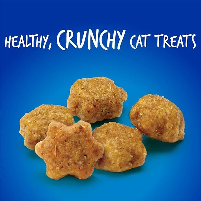 Fruitables Crunchy Low Calorie Treats Packed with Protein For Cats Healthy Free of Wheat, Corn and Soy – Made with Real Chicken with Blueberry – 2.5 Ounces-PawvioPets