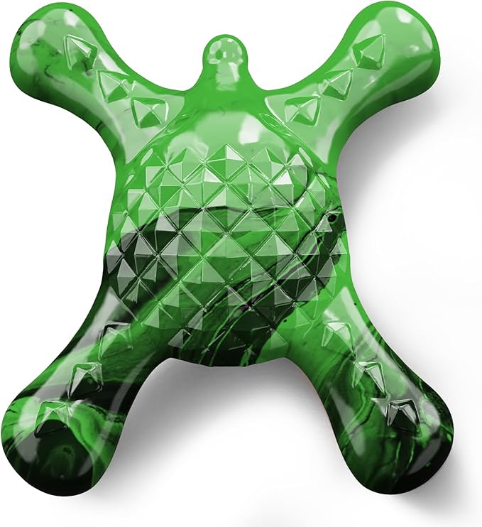 Dog Toys for Small Dogs, Nylon Indestructible Dog Toy for Small Dogs, Hedgehog Puppy Chew Toys with Bacon Flavor,Long Lasting, Puppy Teething Toys, Green-PawvioPets