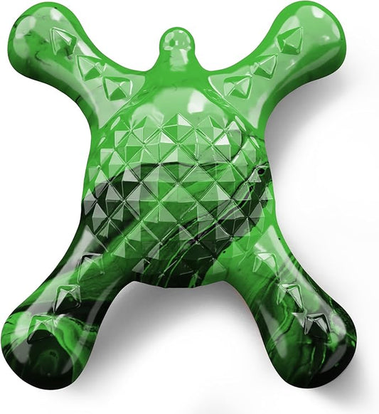 Dog Toys for Small Dogs, Nylon Indestructible Dog Toy for Small Dogs, Hedgehog Puppy Chew Toys with Bacon Flavor,Long Lasting, Puppy Teething Toys, Green-PawvioPets