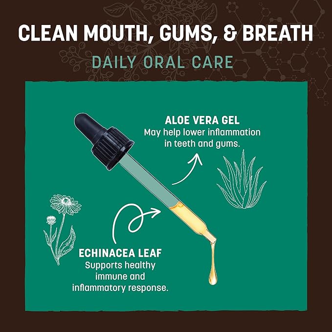 Earth Animal Herbal Remedies | Clean Mouth, Gums and Breath | 2 fl oz-PawvioPets