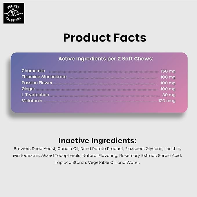 Calming Chews for Dogs - Dog Calming Treats for Anxiety & Stress Relief with Melatonin and Ginger - Aid with Storms, Grooming, Fireworks, Separation, Travel, Motion Sickness, & Sleep - 120 Chews-PawvioPets