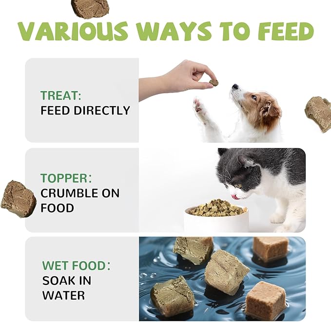 Freeze Dried Chicken Liver Pet Treats, High Protein Freeze-Dried Pet Food for Dogs, Cats, Fresh Ingredient Snacks, 4.6 oz, Rawhide Free&Grain Free-PawvioPets