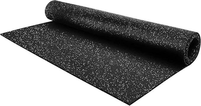 Flooring Inc's 1/4" Thick Tough Rubber Flooring Roll | Flexible Recycled Rubber Floor Mats for Home Gym | Heavy Duty Rubber Mat for Home Gyms, Sheds, Horse Stall Mat or Trailer-PawvioPets