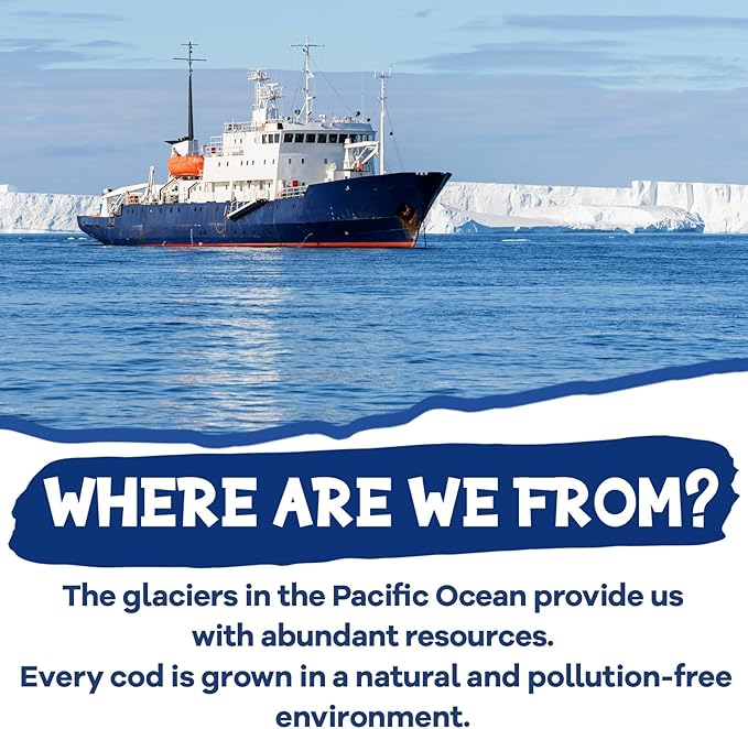 Cod Skin Rolls Dog Treats Natural High Omega 3 Dog Snacks, Single Ingredient Cod Skin Chews for Small Dogs w/Taurine, 8 oz-PawvioPets