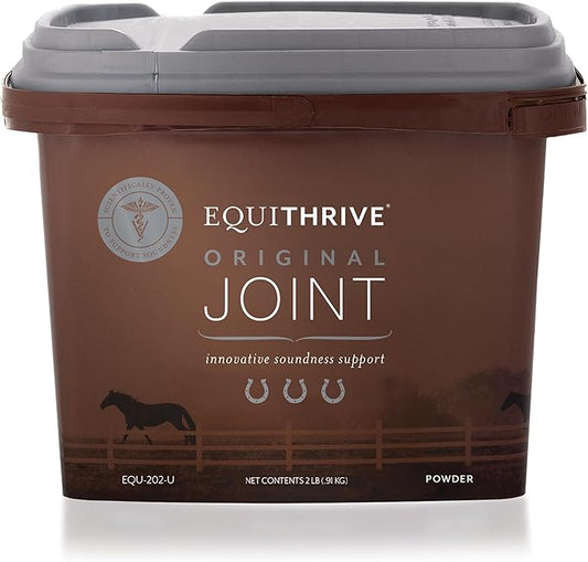 Equithrive Original Joint Supplement Powder with Resveratrol and Hyaluronic Acid for Horses, Equine Care, 2 lbs-PawvioPets