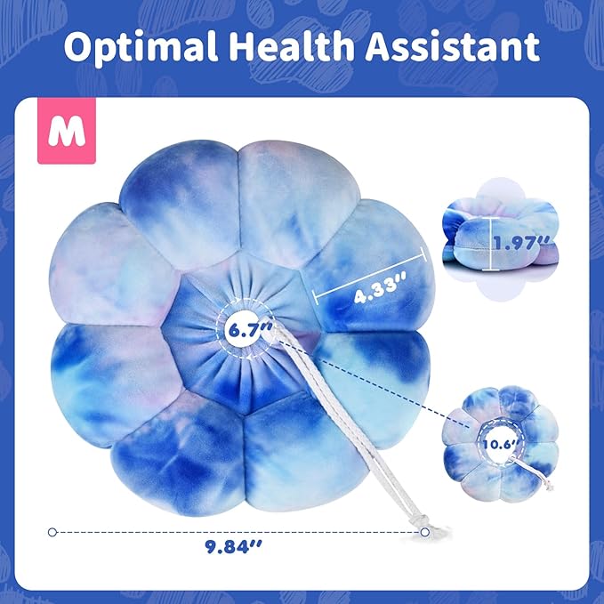 Dog Cat Surgical Recovery Cone Dog Protective Collar, Pet Recovery E-Collar Soft Neck Cone to Stop Licking Wound for Cats & Kittens Small Dog After Surgery-PawvioPets