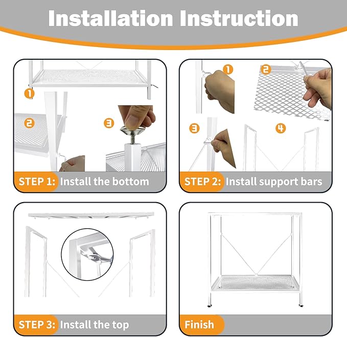Fish Tank Stand: The Perfect 10 Gallon Metal Aquarium Stand Measuring 22.8" W x 10.6" D x 31.3" H to Fit Your Aquatic Display Needs. (10 Gallon-White)-PawvioPets