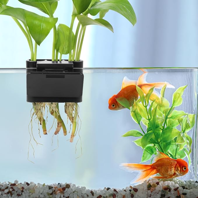2Pcs 3 Holes Upgraded Aquatic Plant Cup Aquarium Plant Holder for Tank, Hanging Aquarium Plant Holder, Aquarium Aquatic Plant Cultivation, Aquarium Plant Decoration.-PawvioPets