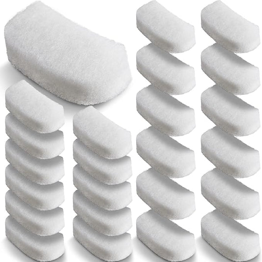 24 Pcs Filter Media Compatible with Fluval 106/107/206/207 Canister Filter Media Aquarium Polishing Pads 5.71 x 2.76 x 1.38 Inches Fish Tank Aquarium Accessories Replacement-PawvioPets