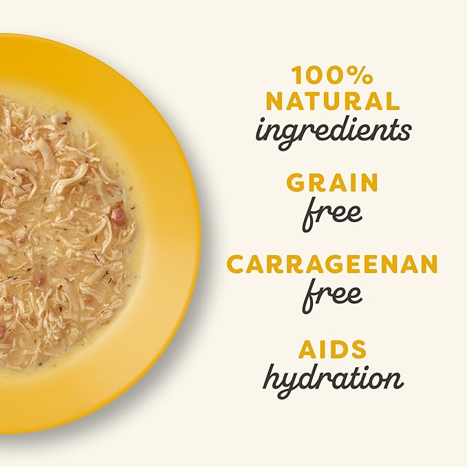 Applaws Natural Wet Cat Food in Gravy, Limited Ingredient Wet Cat Food Pouches, No Additives, Made with Natural Ingredients, Chicken Breast in Gravy (12 x 2.47oz Pouches)-PawvioPets