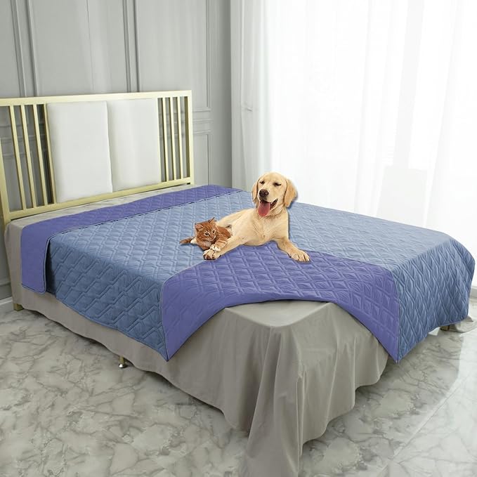Ameritex Waterproof Dog Bed Cover Pet Blanket for Furniture Bed Couch Sofa Reversible-PawvioPets