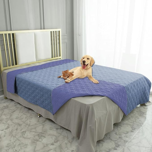 Ameritex Waterproof Dog Bed Cover Pet Blanket for Furniture Bed Couch Sofa Reversible-PawvioPets
