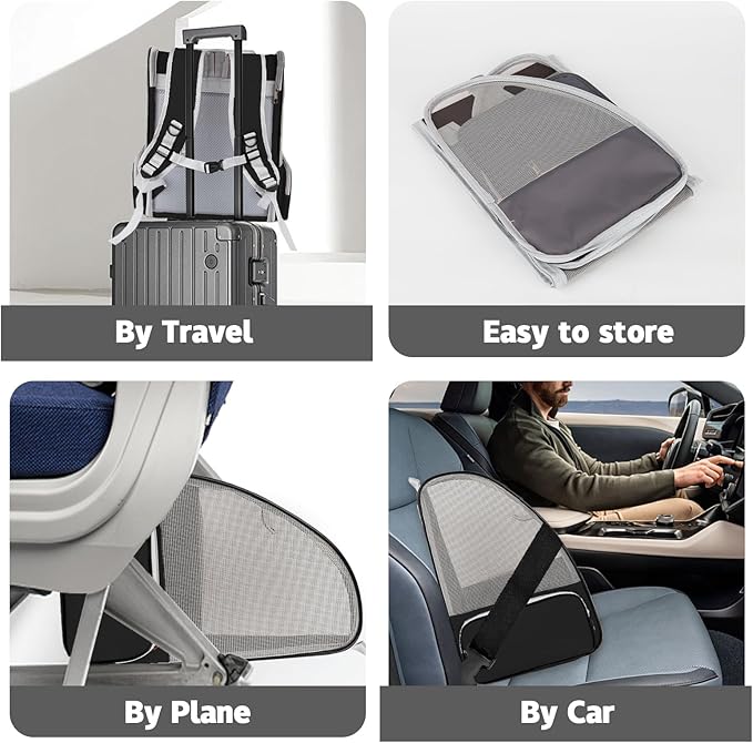 Cat Backpack Carrier,Pet Carrier Airline Approved for Small Dog Cat Puppy Kitten Bunny,Ventilated Mesh Design Animal Backpack for Hiking Camping Travel Bag (Black)-PawvioPets