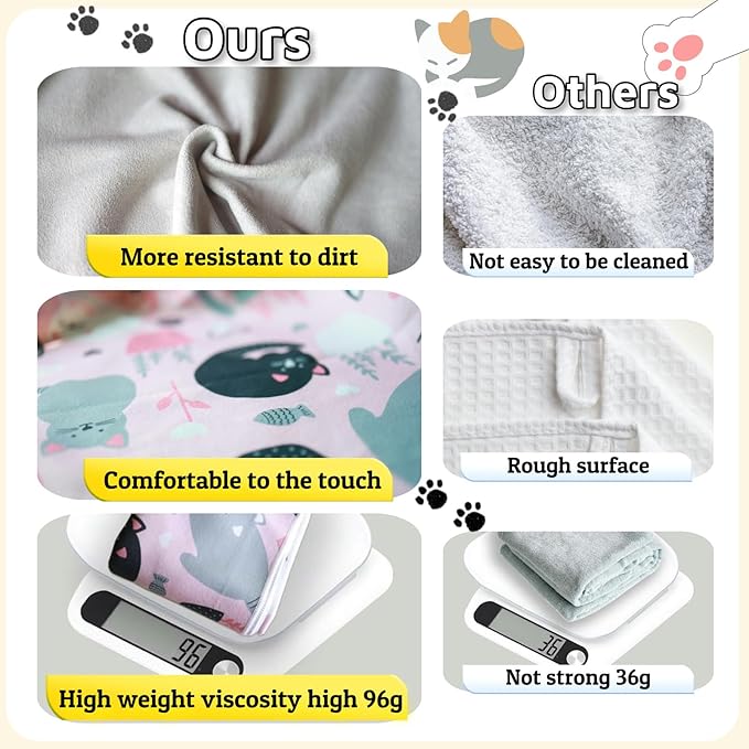 31.5" Cat Wrap for Grooming-Premium Cat Grooming Wrap Cat Restraint for Nail Clipping, Self-Adherent Soft Cat Blanket to Wrap Cat Anti-Scratch Anti-Escape Grooming Bag (Pink, XXL)-PawvioPets