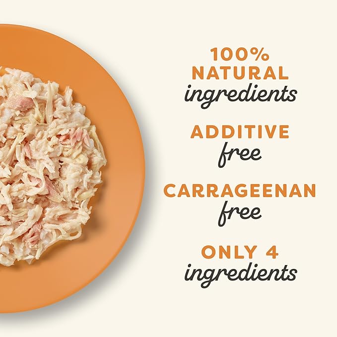 Applaws Natural Wet Cat Food in Broth, Limited Ingredient Canned Wet Cat Food, No Additives, Made with Natural Ingredients, Chicken Breast & Tuna Fillet in Broth (24 x 5.5oz Cans)-PawvioPets