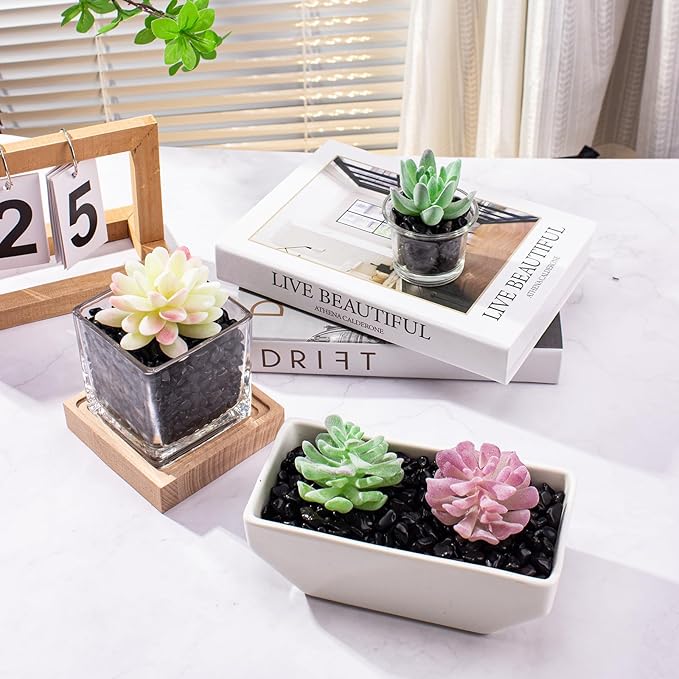 3 Lb Black Obsidian Crushed Stone Crystal Chips Bulk, Betta Fish Tank Gravel Rocks Irregular Shaped Marbles Pebbles for Aquarium, Vase Fillers, Succulent Plants Decor-PawvioPets