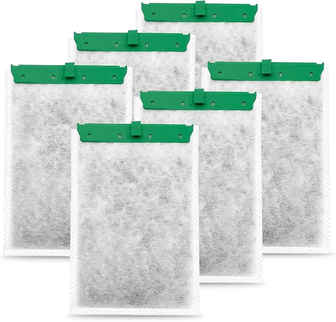 6 Pack Aquarium Filter Cartridge Compatible with Whisper Power Filters,Medium Replacement Filter Cartridges for 10i/PF10/IQ10-PawvioPets