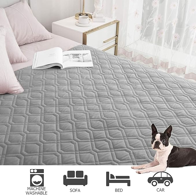 Ameritex Waterproof Dog Bed Cover Pet Blanket for Furniture Bed Couch Sofa Reversible-PawvioPets