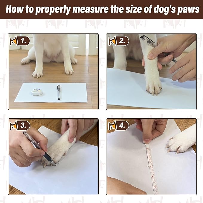 BEAUTYZOO Anti Slip Dog Socks for Small Medium Large Dogs,Paw Protector with Grips for Hardwood Floor Hot/Cold Pavement,Traction Control 3 Pairs AntiTwist Dog Shoes to Prevent Licking for Senior Dog-PawvioPets