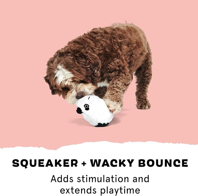 Barkbox Super Chewer Tough Dog Chew Toys for Aggressive Chewers, Plush 2 Toys in 1 (Panda - Large)-PawvioPets