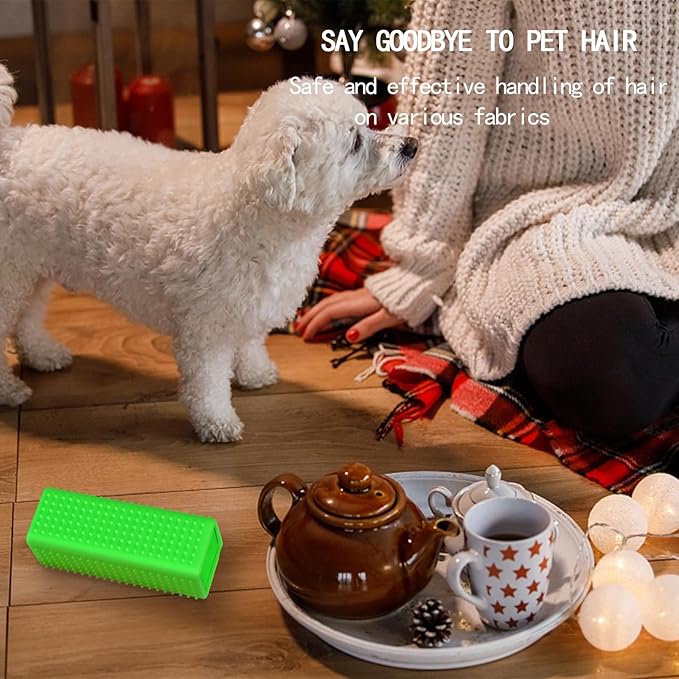 2pcs Pet Dog Cat Hair Remover, Pet Hair Removal Tool, Hollow Cleaner Brush for car，Interior, Furniture, Sofa-PawvioPets