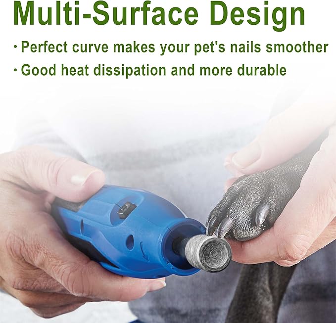 Diamond Dog Nail, 1/8'' Nail Tool for Dogs, for Animals Nail Care & Home Grinder Tools for Dogs and Animals-PawvioPets