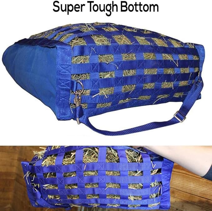 Derby Originals Front Web Slow Feeder Horse Hay Bag Super Tough Bottom with 6 Month Warranty-PawvioPets