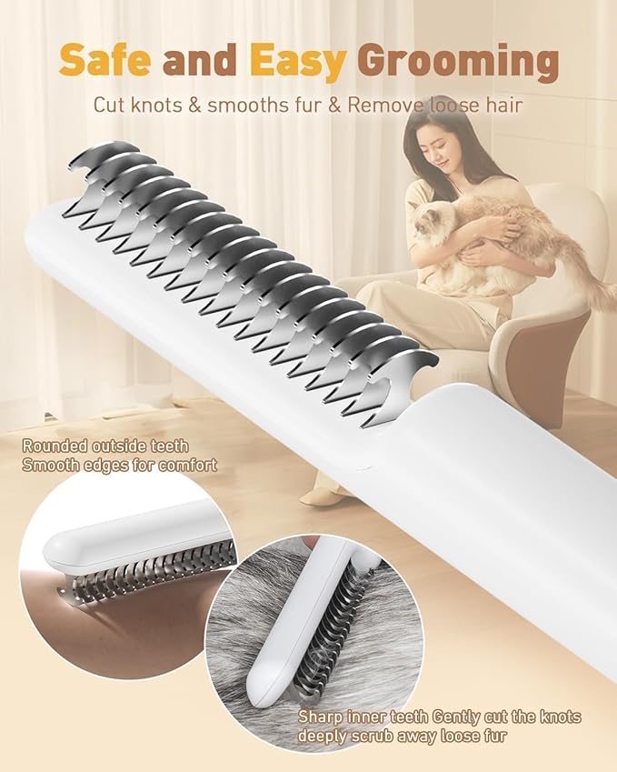 3-in-1 Dog Brush for Shedding, Multifunctional Deshedding Dog Brush for Short Haired Dogs and Cats, Pet Combs for Grooming Matting, Effectively Deshedding and Removes Dirt for Pets-PawvioPets