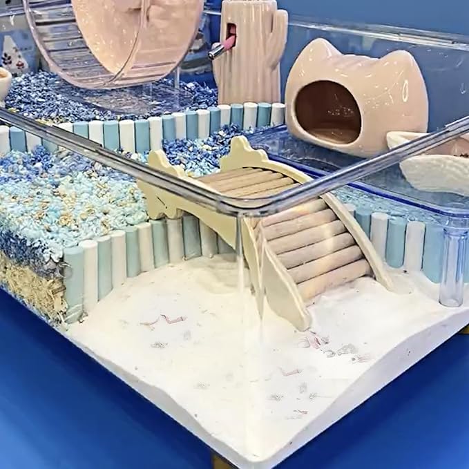 DR.DUDU Hamster Bath Sand, 6.6lb Dust Free Desert Sand or Potty Litter Sand for Hamster Chinchillas Gerbil Syrian Mice Small Animals (White, Flower Smell)-PawvioPets