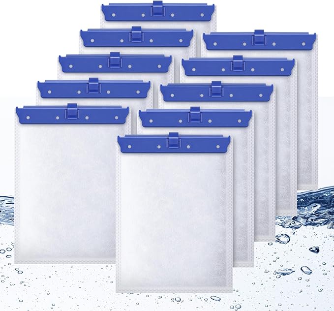 10 Count Large Filter Cartridges Compatible with Whisper Bio Bag Filters, Large Aquarium Filter Cartridge for Whisper 20i 40i, IQ20/30/45/60, PF20/30/40/60 and Repto Filter-PawvioPets
