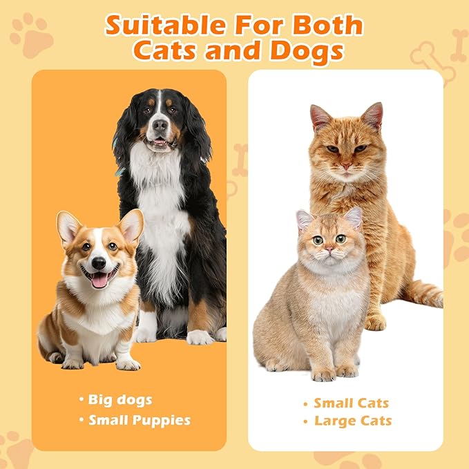 Dog Toothbrush, Dogs Tooth Brushing Kit, Cat Tooth Brush for Small to Large Dogs & Puppies, 2Pack Double Finger Toothbrush for Dog Teeth 360 Cleaning & Dental Care-PawvioPets