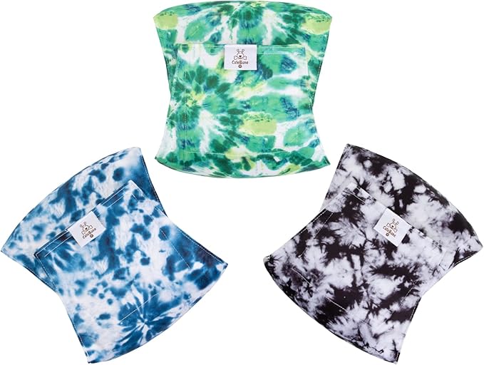 CuteBone Belly Band for Dogs Male Reusable Diapers Washable Wrap DM35S-PawvioPets