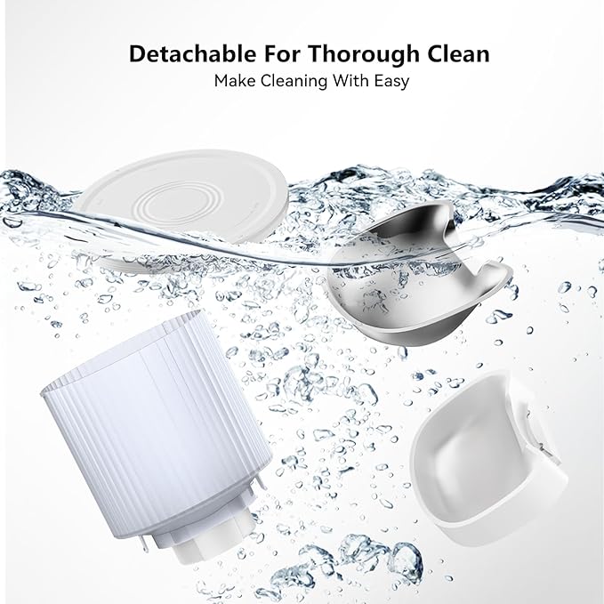 Automatic Cat Feeder: 4L Timed Cats Food Dispenser Programmable 1-6 Meal for Cat and Small Medium Dog- Auto Pet Feeder Dual Power Supply with Stainless Steel& | Detachable Washable White-PawvioPets