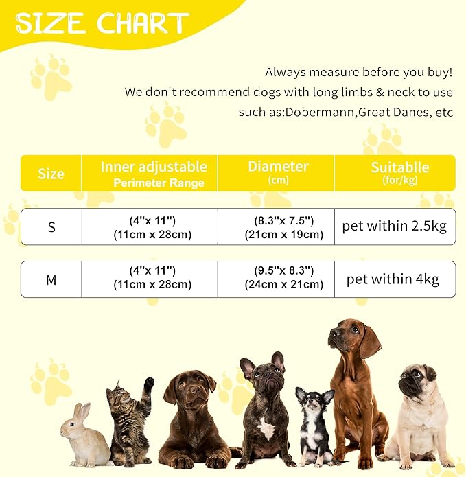 Adjustable cat Cone Collar Soft to Stop Licking After Surgery for Kitten, Alternative to Cone of Shame cat, Donut Cone for Cats, pet Elizabethan Collar (Bee, Small)-PawvioPets