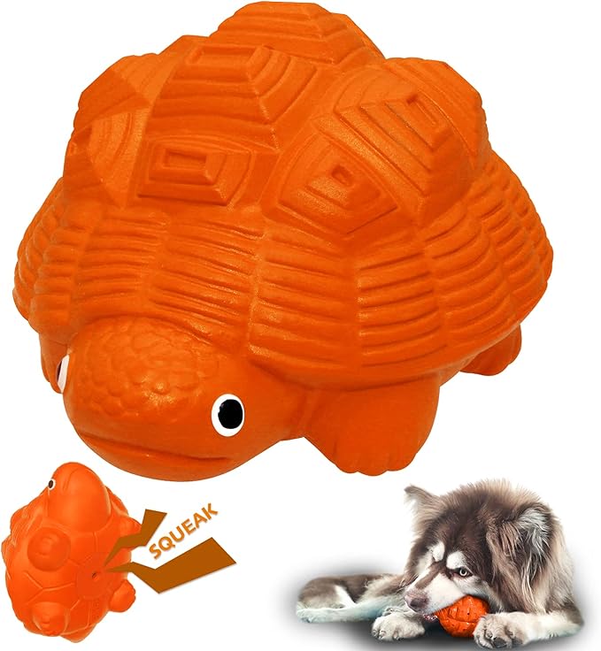 Dog Toys for Aggressive Chewers, Heavy Duty Tough Dog Toy for Large Dogs, Indestructible Squeaky Dog Toys-PawvioPets