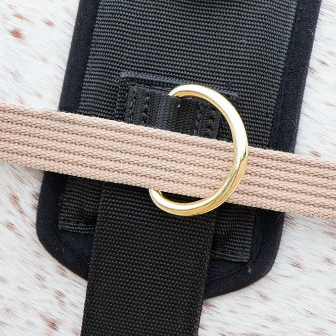 Dura-Tech Brown Cotton Web Long Lines | Ideal for Youngsters and Green Horses | for Beneficial Ground Training | Usable with Saddle or Surcingle | Heavy-Duty Cotton Web-PawvioPets