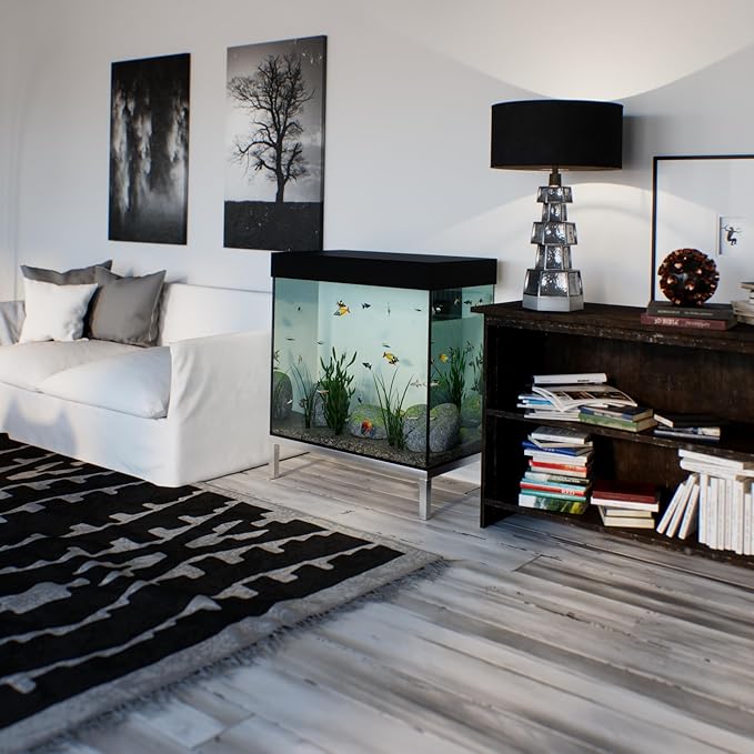 20 in X 36 in. Aquarium Stand | Industrial Style Aluminum Fish Tank Base with Open Frame Design-PawvioPets