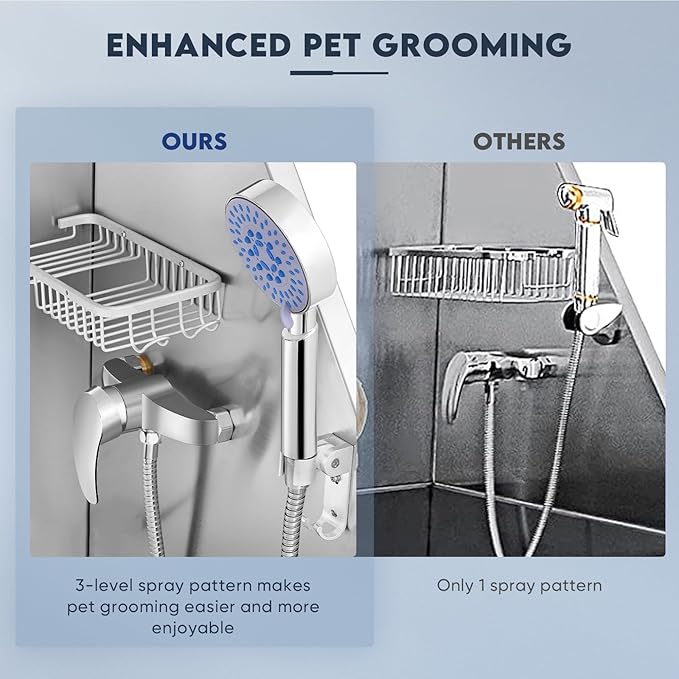 62" Pet Dog Bathing Station,Professional Stainless Steel Dog Grooming Tub,Pet Bathing Tub Dog Bathing Station with Faucet Walk-in Ramp Accessories,Commercial or Household use, (Extra Large)-PawvioPets