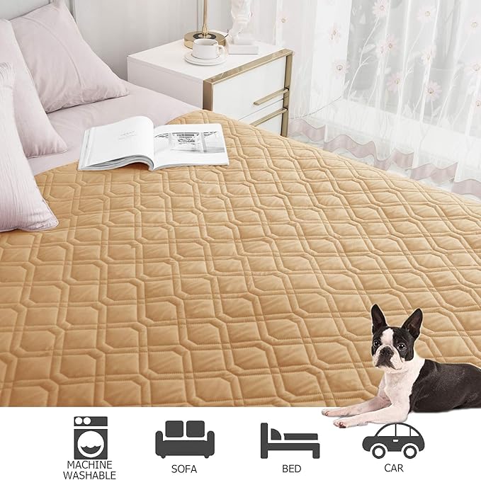 Ameritex Waterproof Dog Bed Cover Pet Blanket for Furniture Bed Couch Sofa Reversible-PawvioPets