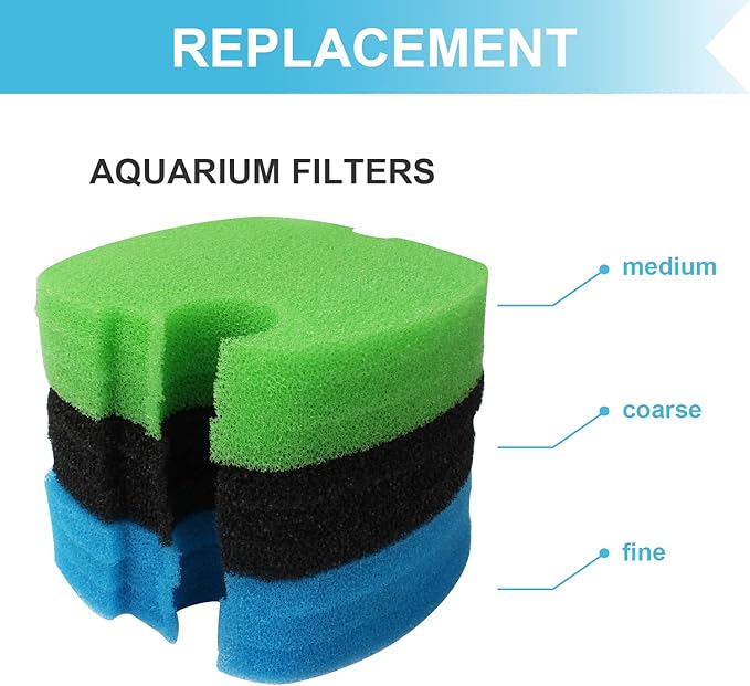 Aquarium Canister Filter Pads Sponges (9 pcs) Replacement for SUNSUN HW-304B/404B/704B/3000 CF500 Filter Pads Bio Sponges-PawvioPets