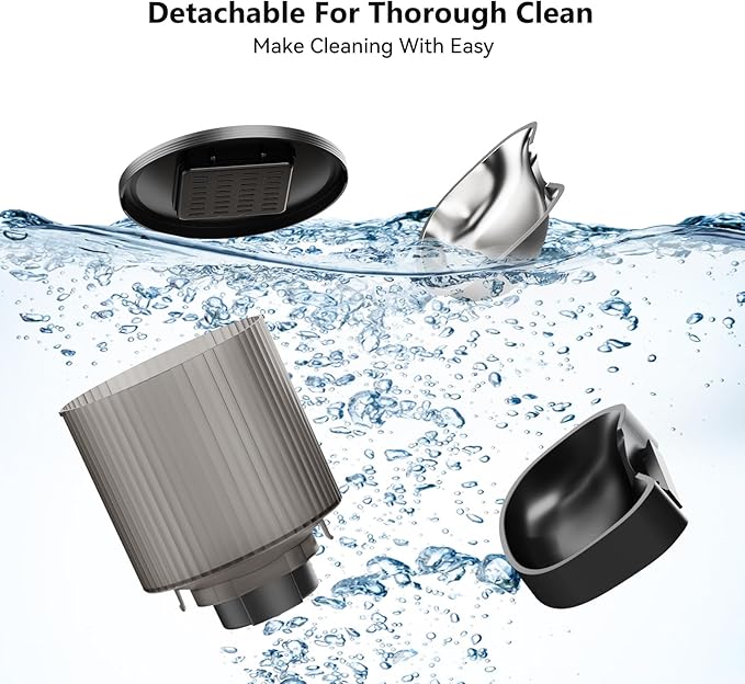 Automatic Cat Feeder: 4L Timed Cats Food Dispenser Programmable 1-6 Meal for Cat and Small Medium Dog- Auto Pet Feeder Easy to Set Up Dual Power Supply with Desiccant Bag| Detachable Washable-PawvioPets