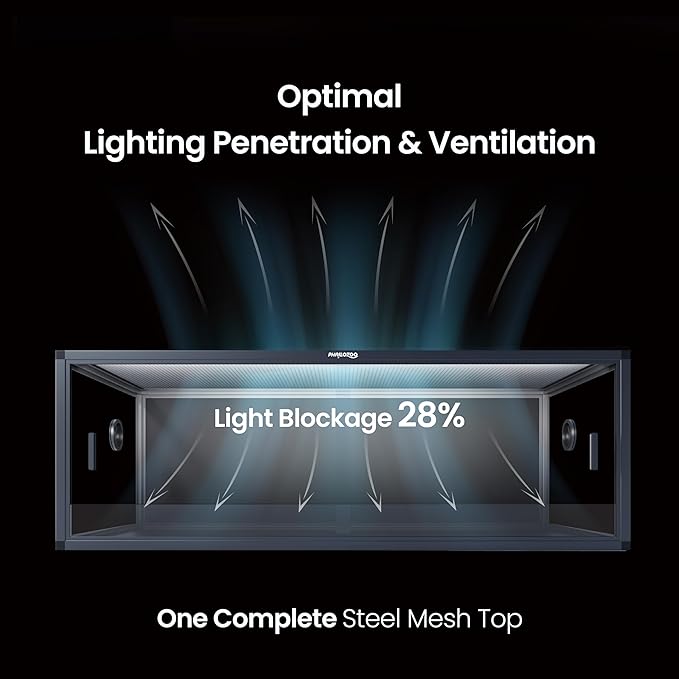 85 Gallon Reptile Tank, Front Opening Snake Tank for Easy Maintenance, Reptile Enclosure with Top Screen Ventilation 48''x24''x18''-PawvioPets