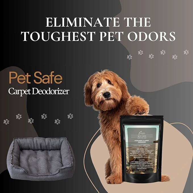 Butt Naked Carpet Freshener Powder: Powerful Odor Eliminator for Home, Upholstery Deodorizer, Carpet Deodorizer, Pet Urine, Cat Litter Box - Butt Naked Fragrance.-PawvioPets