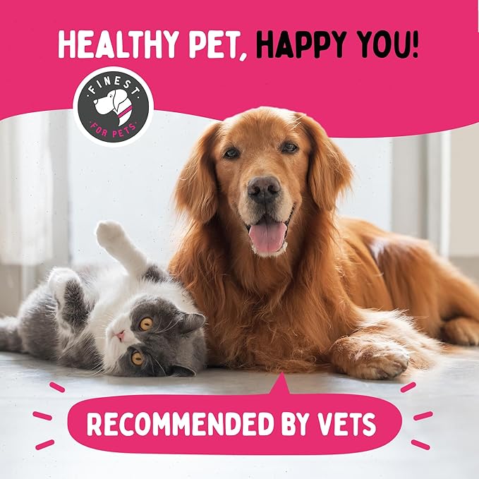 Bladder Health Dog & Cat UTI Remedy - Cranberry Supplement for Pet, Bladder, Kidney Support & Urinary Tract Health Powder with Cranberry & D-Mannose (120g - 120 Scoops)-PawvioPets