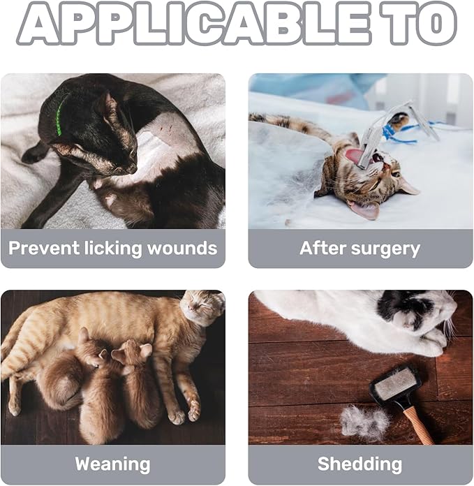 Breathable Cat Recovery Suit for Female/Male, Anti-Licking Kitten Onesie - Cat Surgery Pajamas with Sleeve After Spay, Prevent Shedding, Abdominal Wounds, Skin Diseases or E-Collar Alternative-PawvioPets