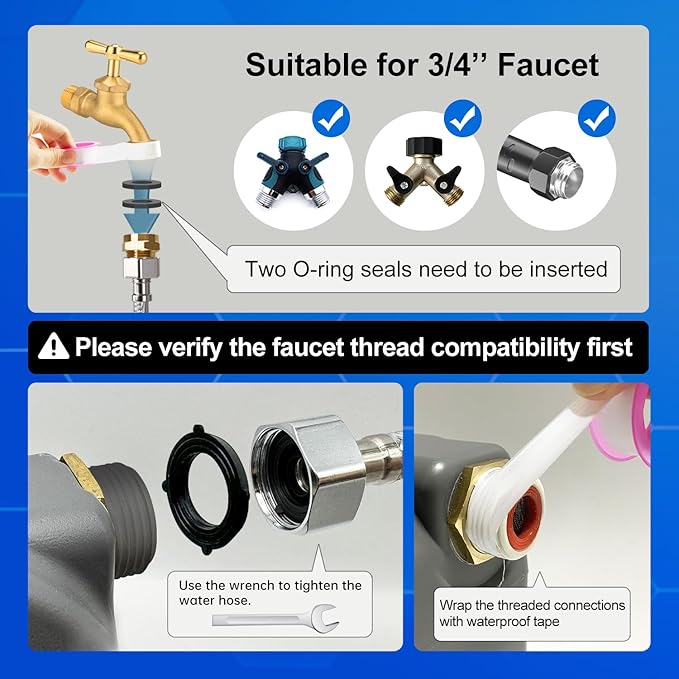 Automatic Water Dispenser for Dogs 1 Gallon, Large Dog Water Bowl Dispenser for Outdoor, Pet Water Bowl Feeder for Livestock, Dog Waterer for 3/4" Faucet, Easy to Install, Large Drinking Area, Gray-PawvioPets