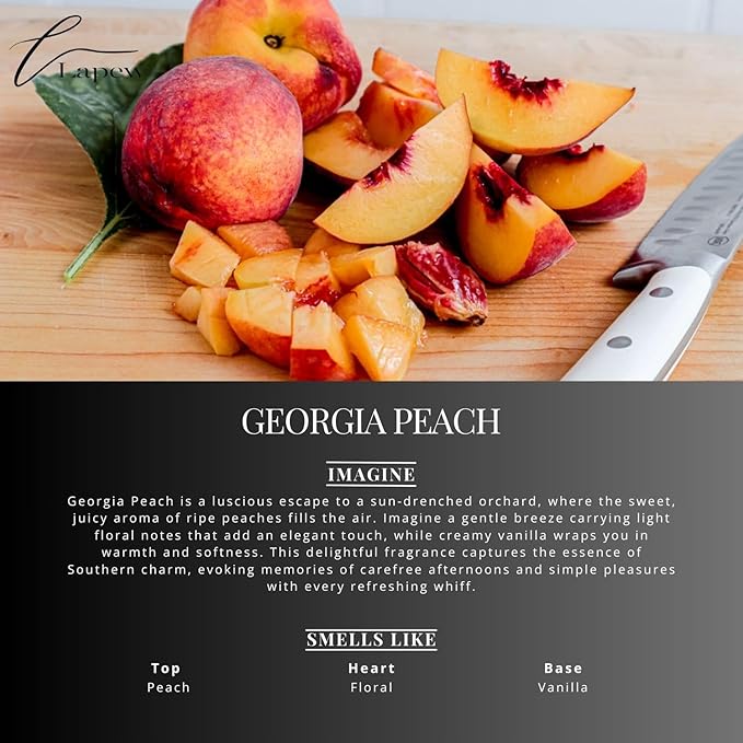 Georgia Peach Carpet Freshener Powder: Powerful Odor Eliminator for Home, Upholstery Deodorizer, Carpet Deodorizer, Pet Urine, Cat Litter Box - Georgia Peach Fragrance-PawvioPets