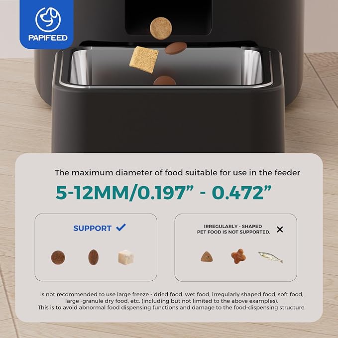 Automatic Cat Feeder,Camera 1080P HD - 6L Pet Feeder, 2.4/5G WiFi Smart App Control, Bluetooth Assist Link,Wide-Angle Lens,Automatic Feeder for Small and Medium-Sized Pets-PawvioPets